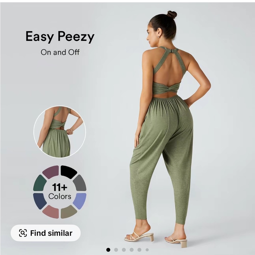 HALARA Sage Green Women's Jumpsuit